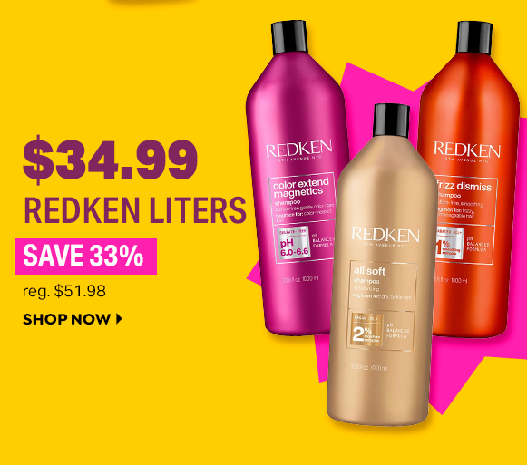 $34.99 REDKEN LITERS