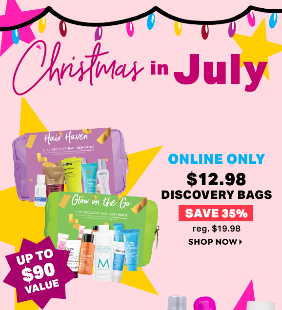 ONLINE ONLY $12.98 DISCOVERY BAGS