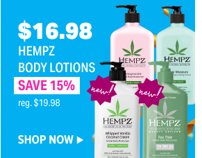 $16.98 HEMPZ BODY LOTIONS