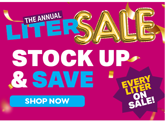 THE ANNUAL LITER SALE | EVERY LITER ON SALE 