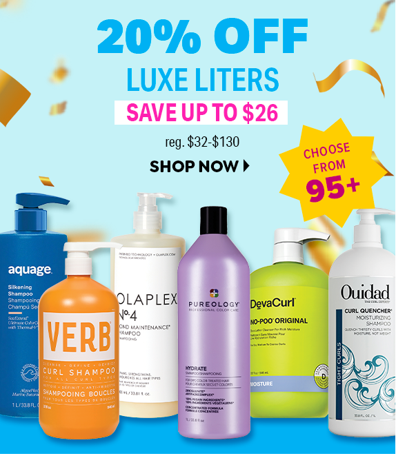 20% OFF LUXE LITERS