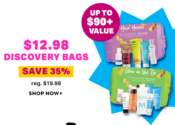 $12.98 DISCOVERY BAGS