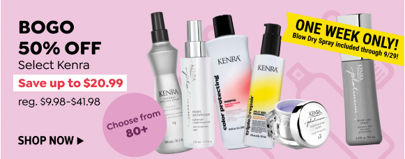 BOGO 50% OFF KENRA