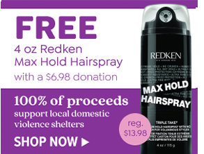 END ABUSE FREE REDKEN 4OZ MAX HOLD HAIRSPRAY WITH $6.98 DONATION