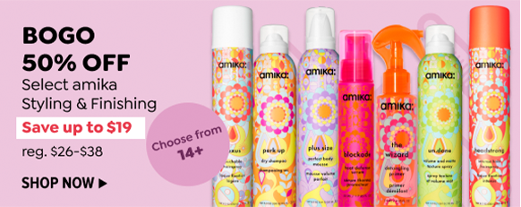 BOGO 50% OFF AMIKA