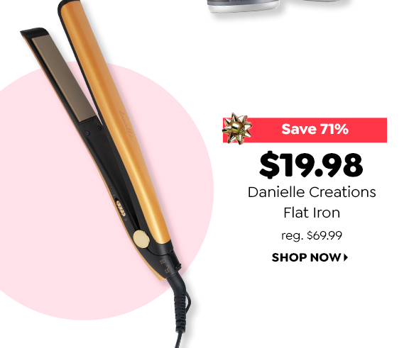 $19.98 LIMITED EDITION DANIELLE FLAT IRON