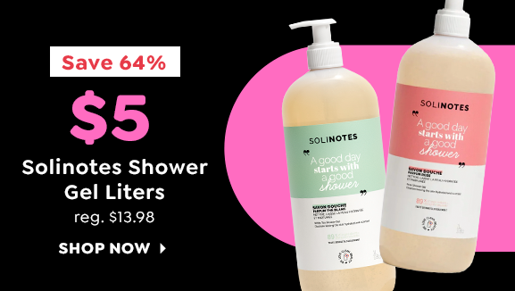 $5 SOLINOTES BODY WASH LITERS