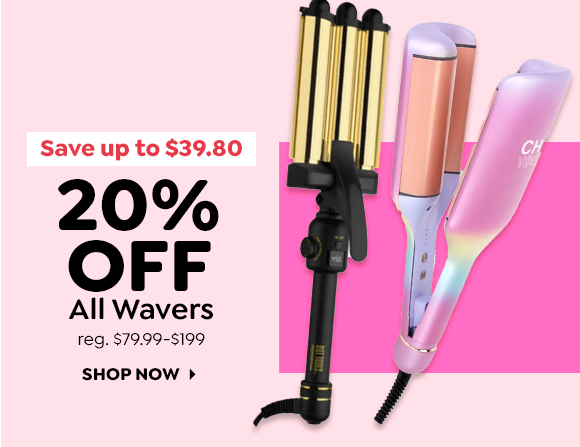 20% OFF ALL WAVERS