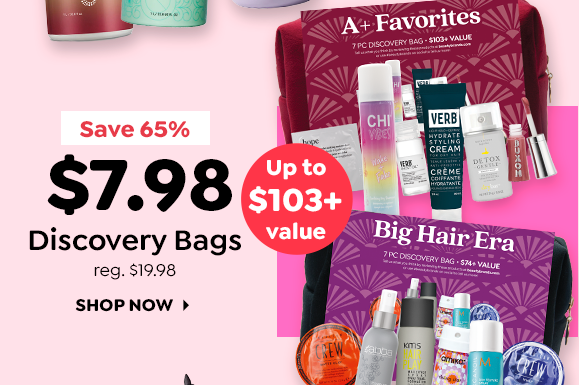 $7.98 DISCOVERY BAGS