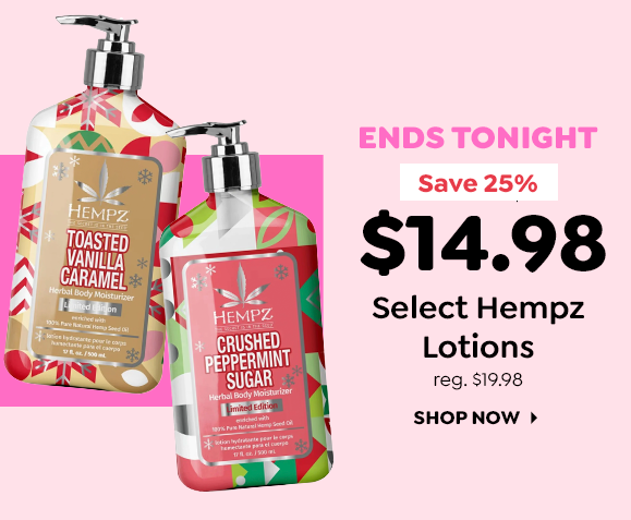 $14.98 HEMPZ LOTIONS