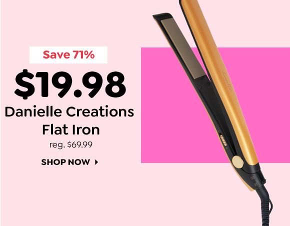 $19.98 LIMITED EDITION DANIELLE FLAT IRON