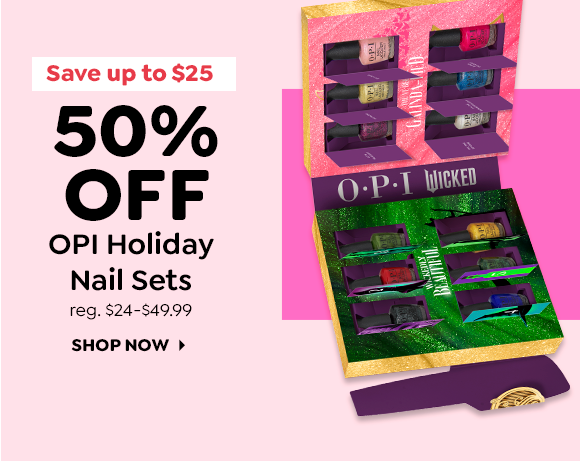 50% OFF OIP HOLIDAY NAIL SETS