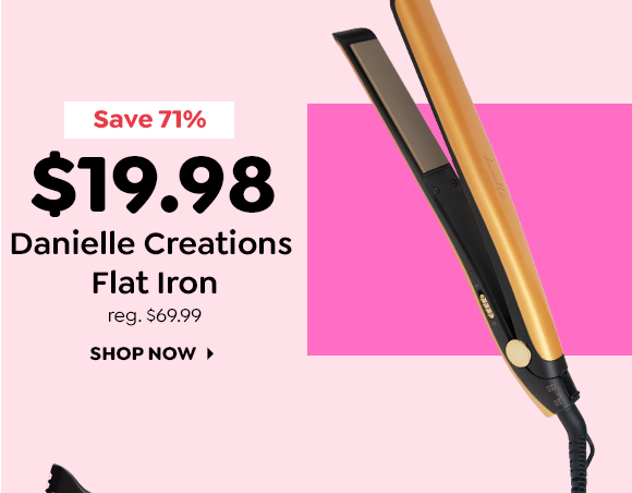 $19.98 LIMITED EDITION DANIELLE FLAT IRON