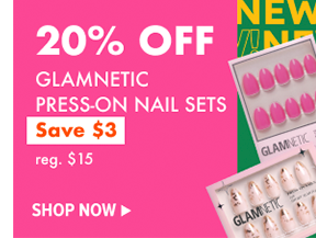 20% OFF GLAMNETIC PRESS-ON NAIL SETS