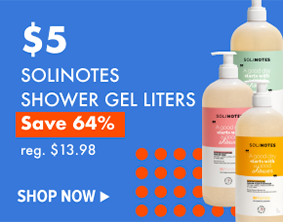 $5 SOLINOTES BODY WASH LITERS