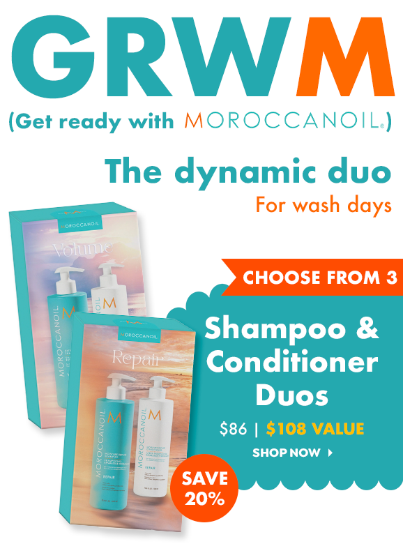 $86 MOROCCANOIL SHAMPOO & CONDITIONER DUOS