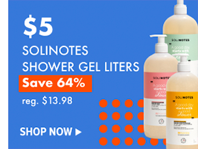 $5 SOLINOTES BODY WASH LITERS