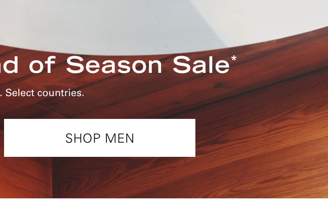 Up to 80% Off Ends of Season Sale* SHOP WMEN