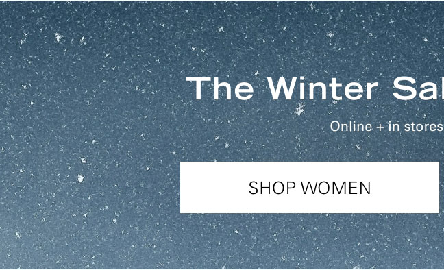 THE WINTER SALE 50-80% OFF* SHOP WOMEN