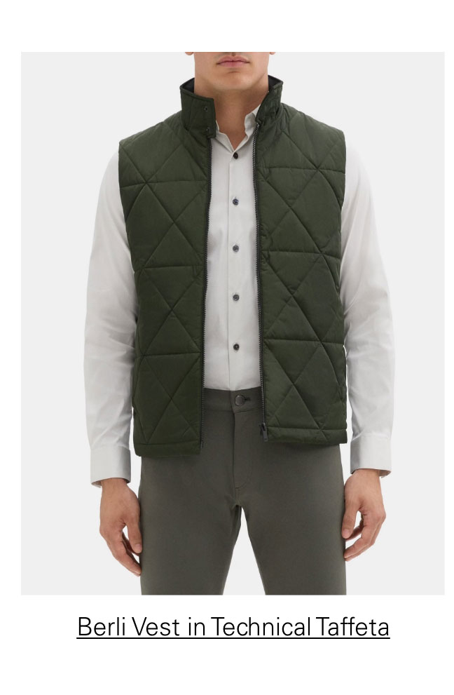Berli Vest in Technical Taffeta