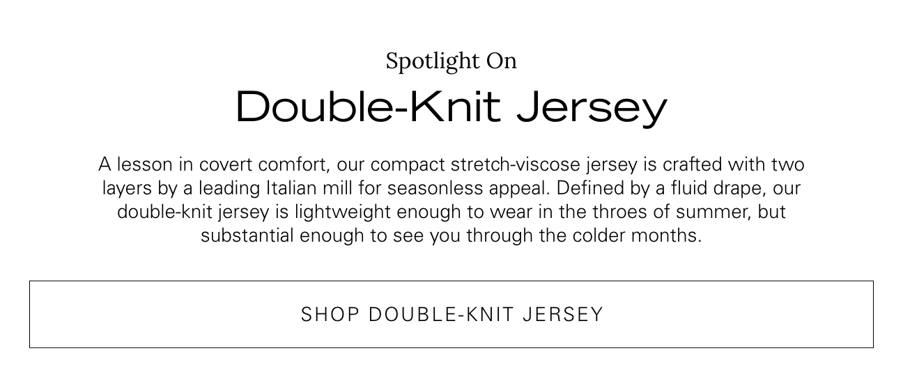 Shop Double Knit Jersey