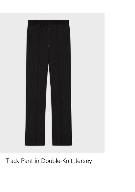 Track Pant in Double-Knit Jersey