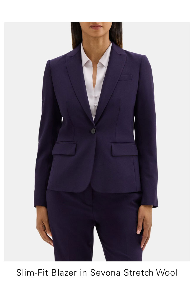 Slim-Fit Blazer in Sevona Stretch Wool