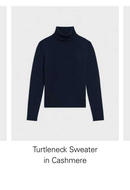 Turtleneck Sweater in Cashmere