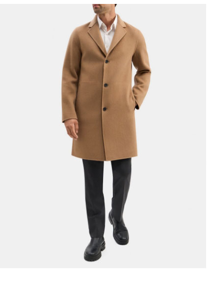 Tailored Coat in Double-Face Wool-Cashmere