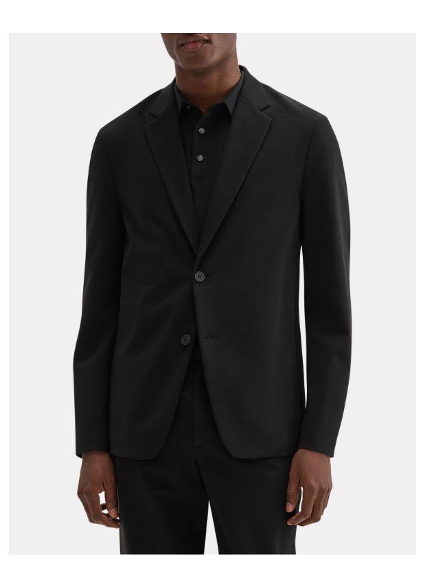 Single-Breasted Blazer in Tech Ponte