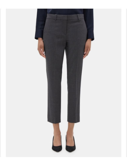 Classic Crop Pant in Sevona Stretch Wool