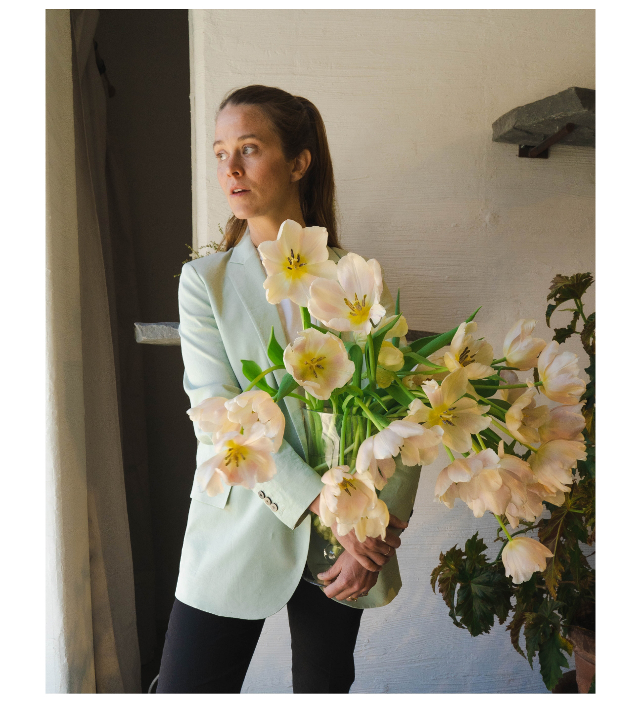 Double-Breasted Boy Jacket in Good Linen