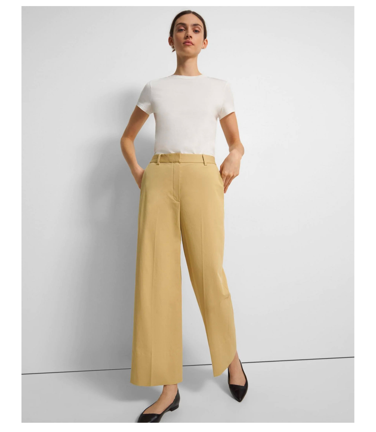 Relaxed Pant in Stretch Cotton Twill