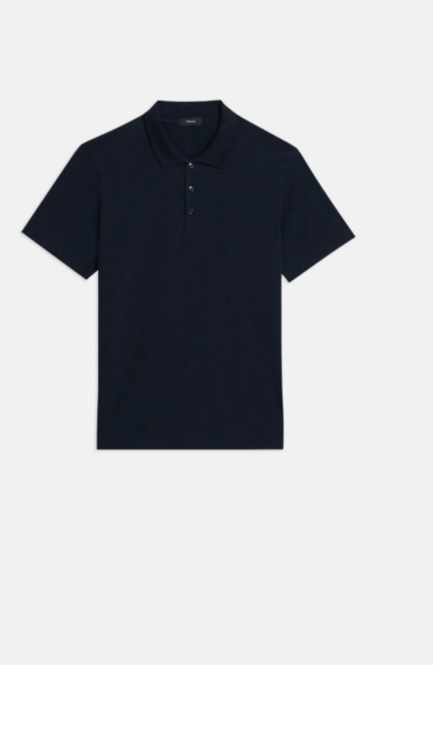 Bron Polo Shirt in Cosmos Slub Cotton