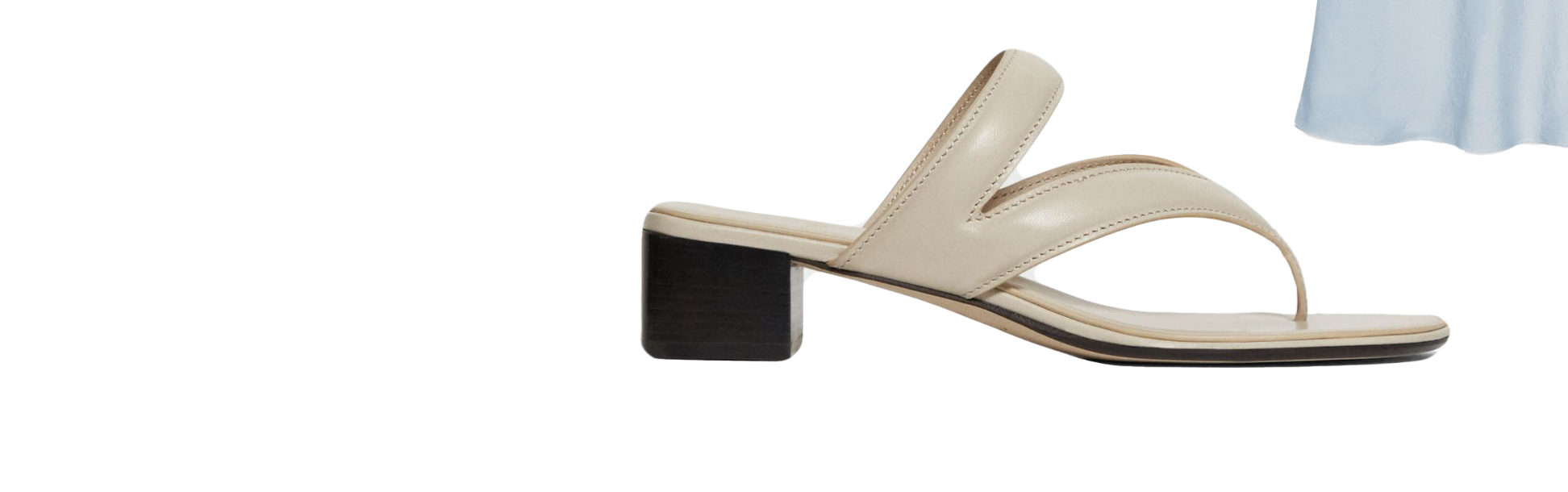 Belted Sandal in Leather