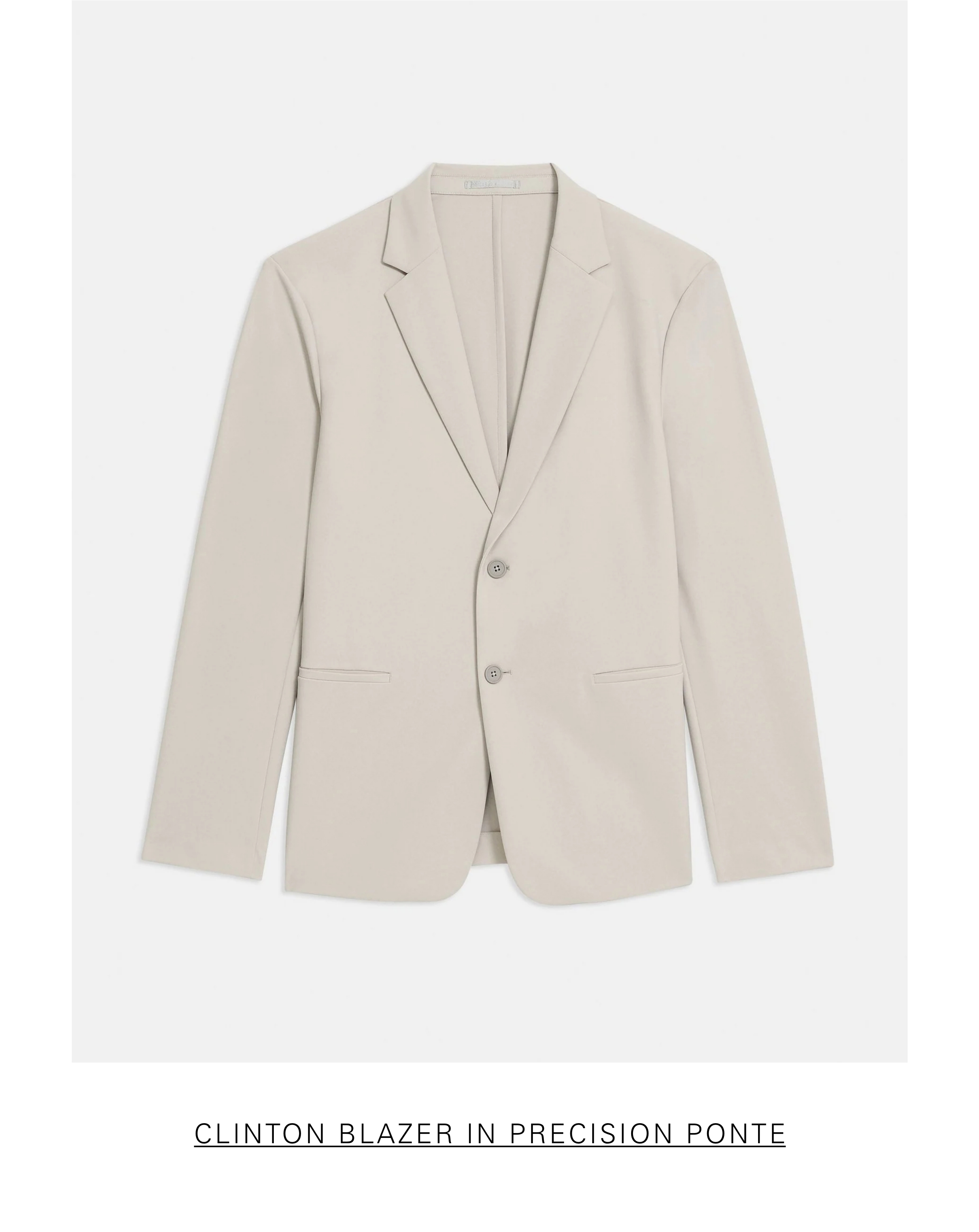 Clinton Blazer in Precision Ponte