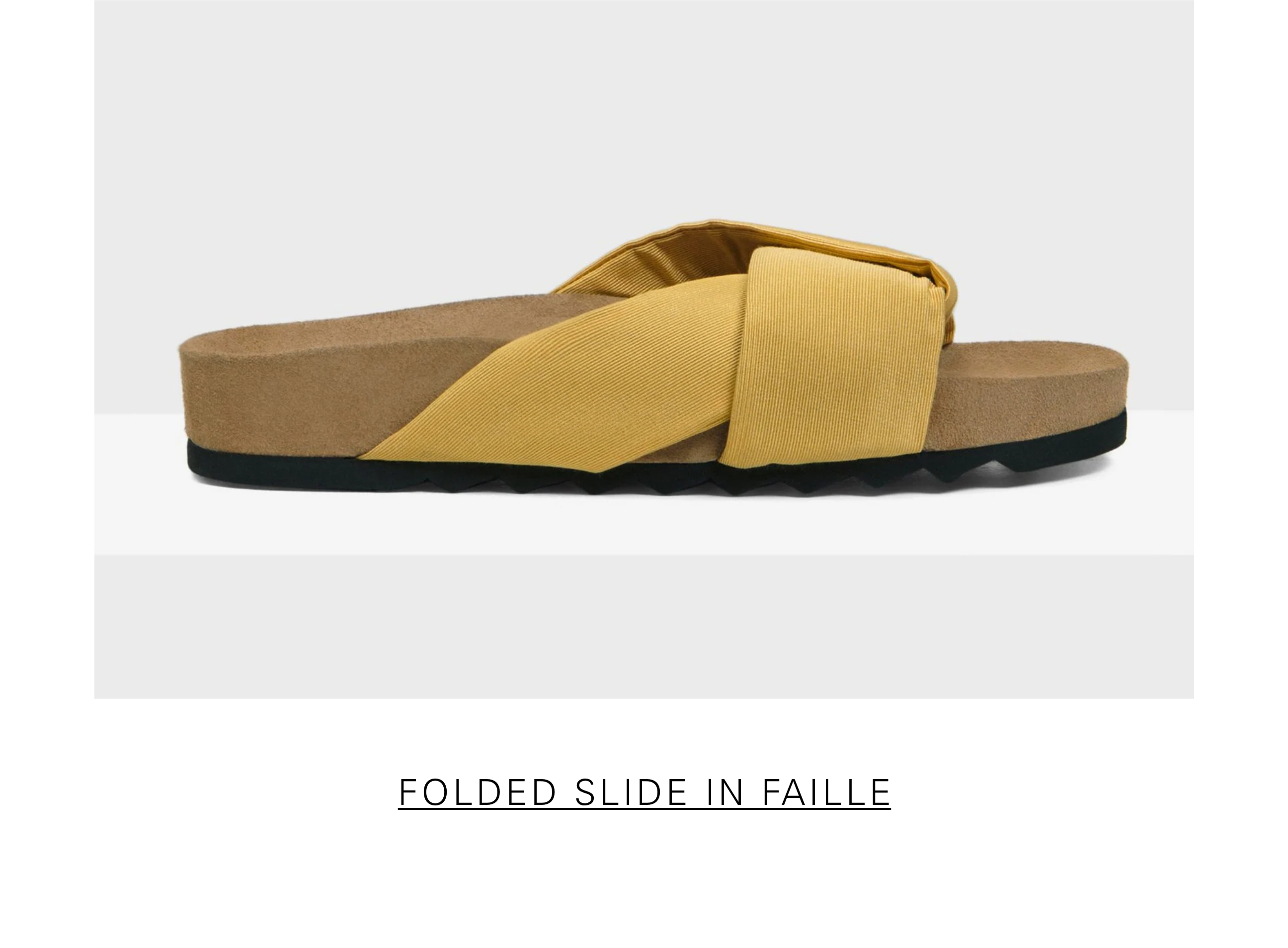 Folded Slide in Faille