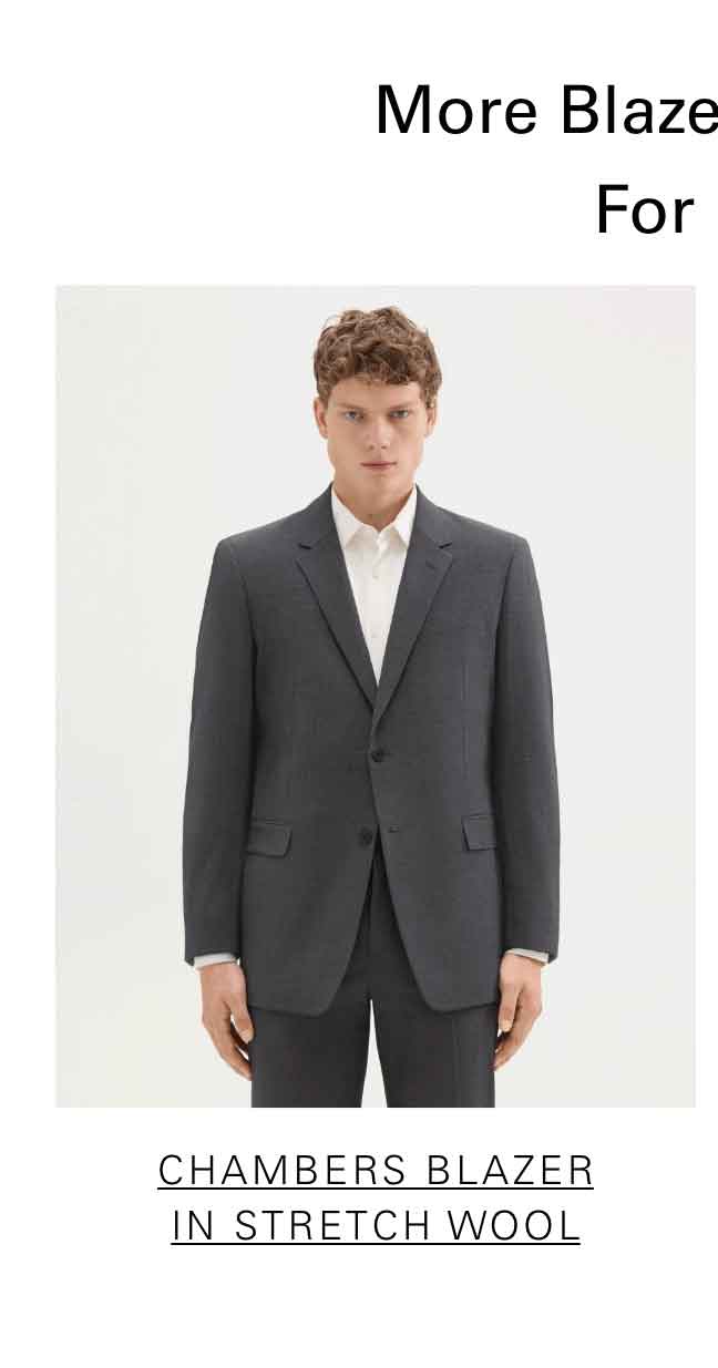 Chambers Blazer in Stretch Wool