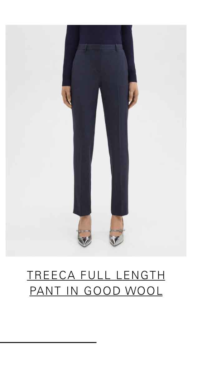 Treeca Full Length Pant in Good Wool