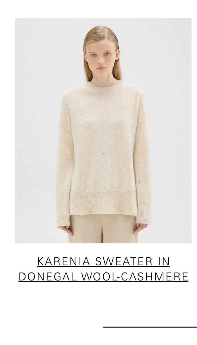 Karenia Sweater in Donegal Wool-Cashmere