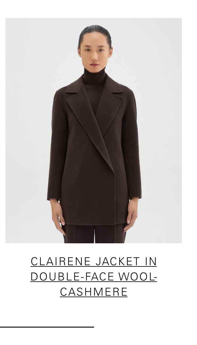 Clairene Jacket in Double-Face Wool-Cashmere