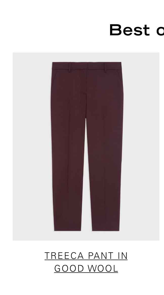 Treeca Pant in Good Wool