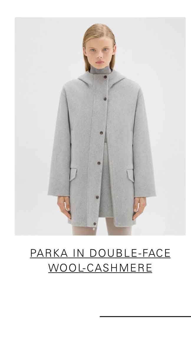 Parka in Double-Face Wool-Cashmere