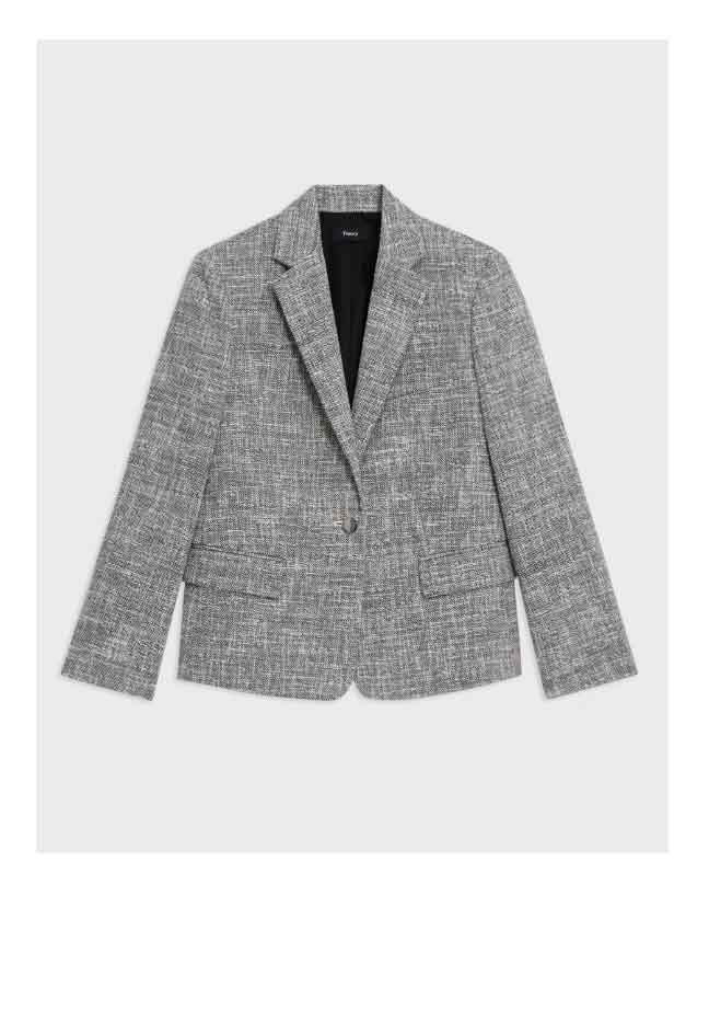 Slim Blazer in Canvas Tweed