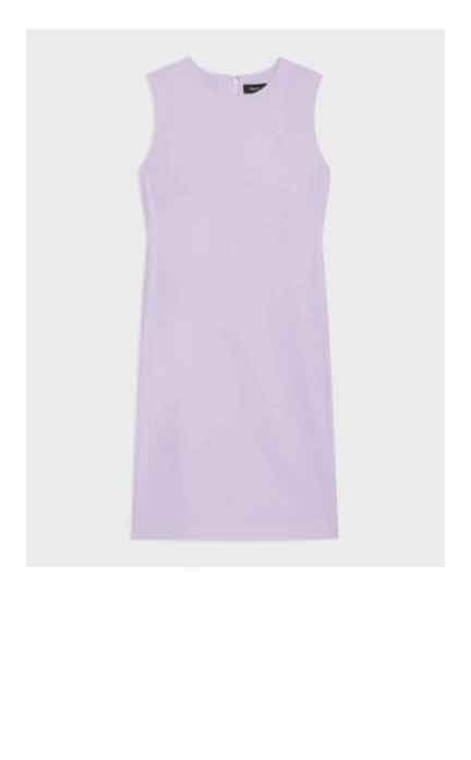 Sleeveless Fitted Dress in Good Wool