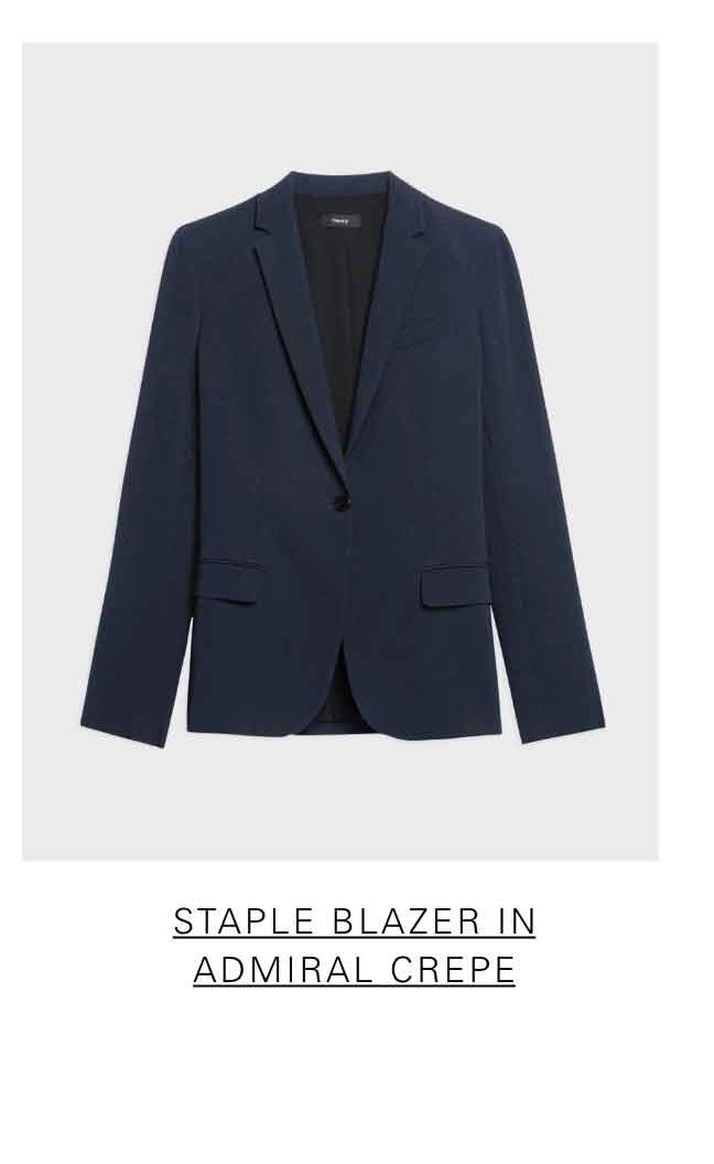 Staple Blazer in Admiral Crepe
