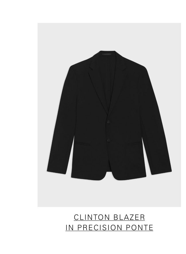 Clinton Blazer in Precision Ponte