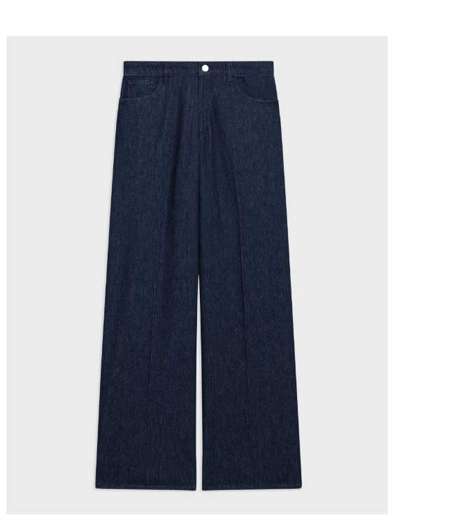 Straight-Leg 5-Pocket Pant in Denim