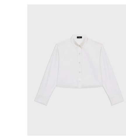 Cropped Shirt in Good Cotton