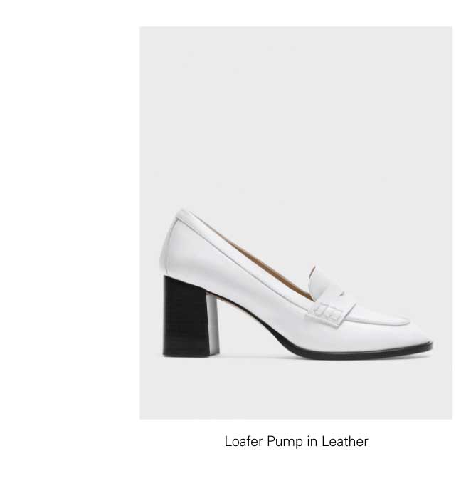 Loafer Pump in Leather